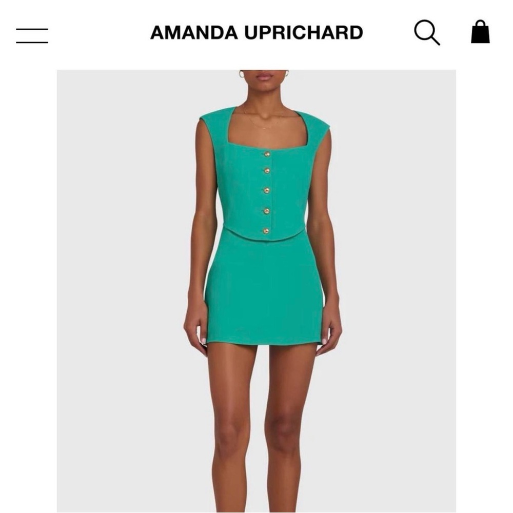 Amanda Uprichard Teal Romper